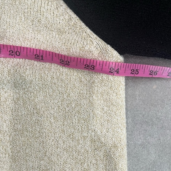 [XL]Tanjay Poodle cardigan sweater Black Cream Embroidered Dog Knit Zip Jacket - Picture 6 of 9